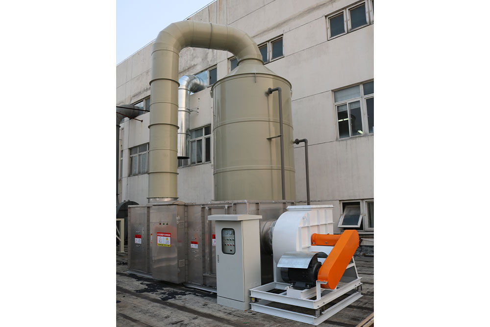 VOC废气处理设备-洗涤塔+UV光催化