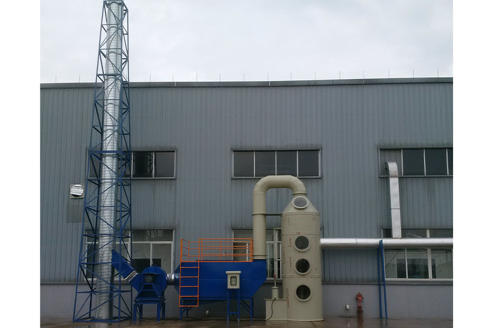 VOC废气处理设备-洗涤塔+活性炭